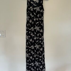 JohnPaulRichard Black and White Floral Maxi Dress